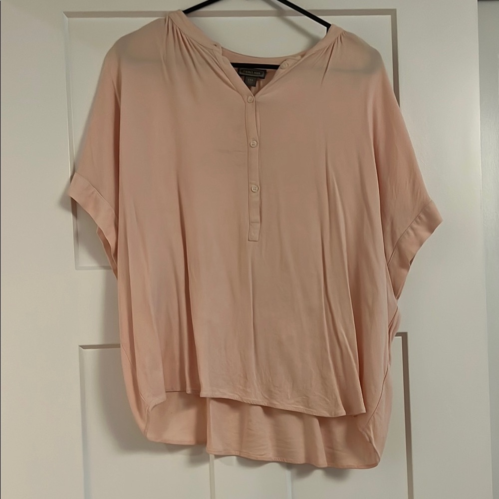 J Crew Women's Pink Button-Up Top